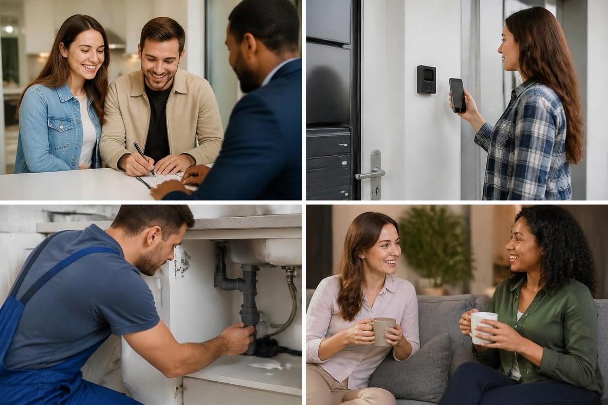 Tenant screening and property management workflow
