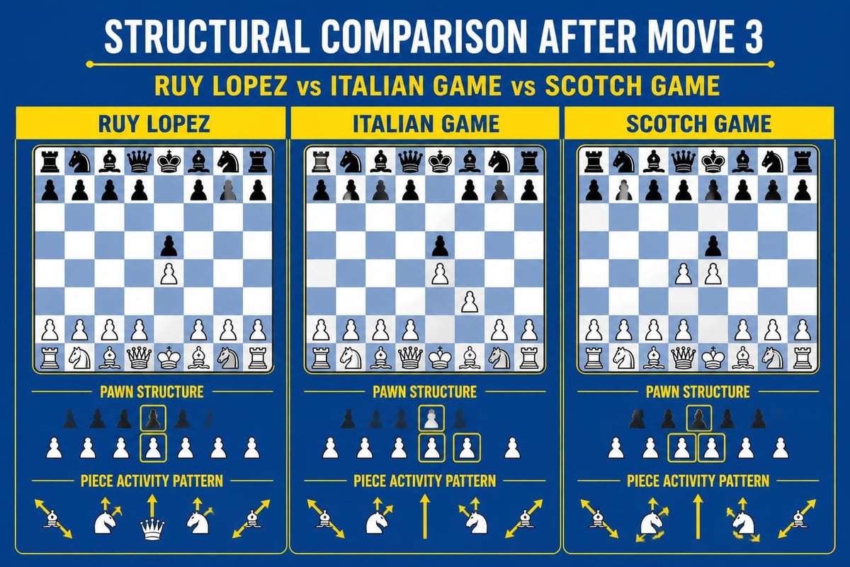 King's pawn opening comparison