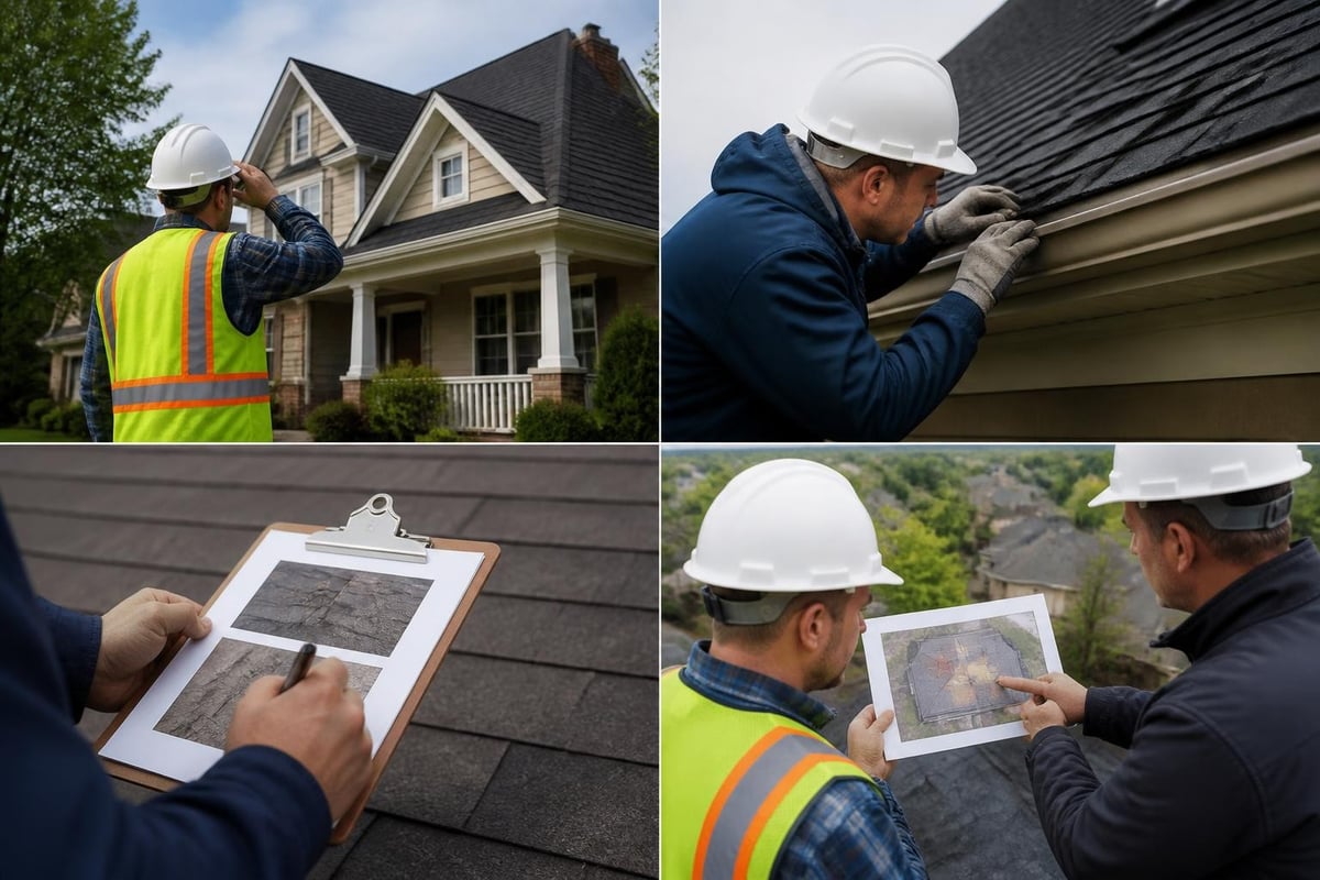 Roof inspection workflow