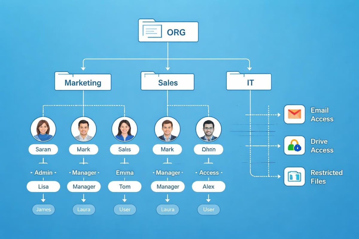 Business Gmail account user management