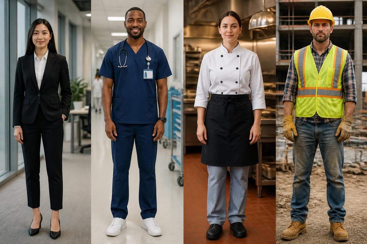 Workplace dress code spectrum