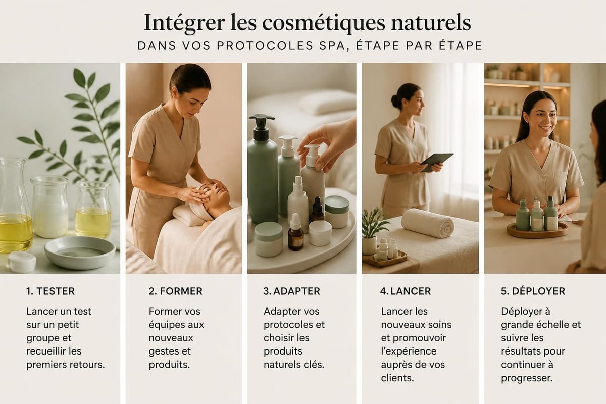 Professional spa product integration