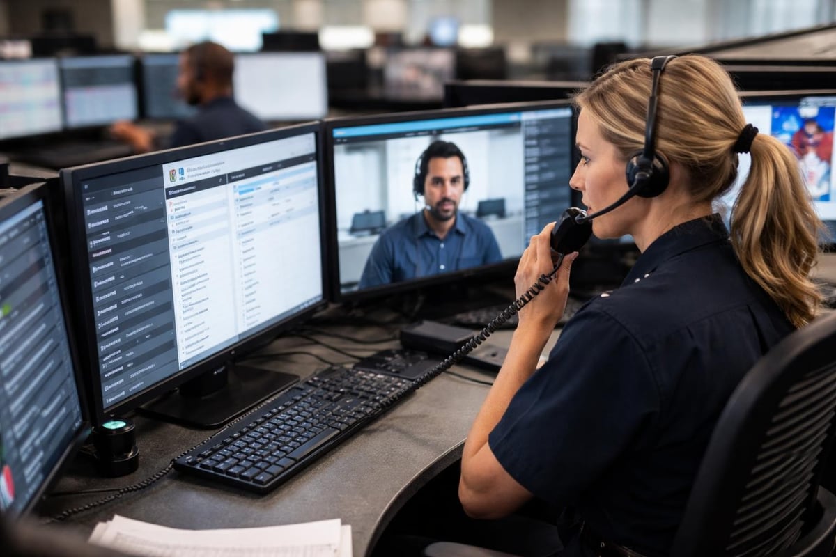 Emergency dispatch language access workflow