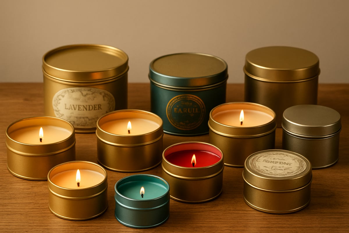 Types of Candle Tins and Popular Scents