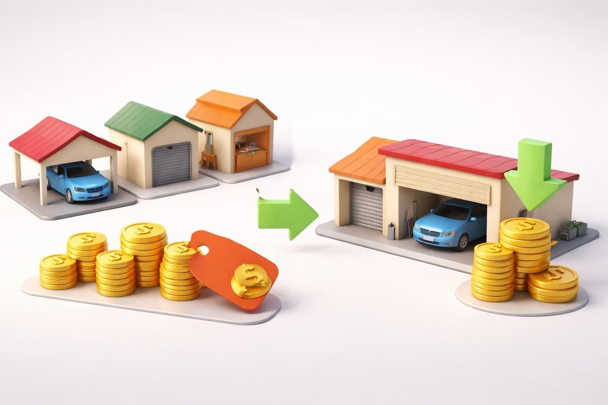 Cost comparison multi-purpose structures