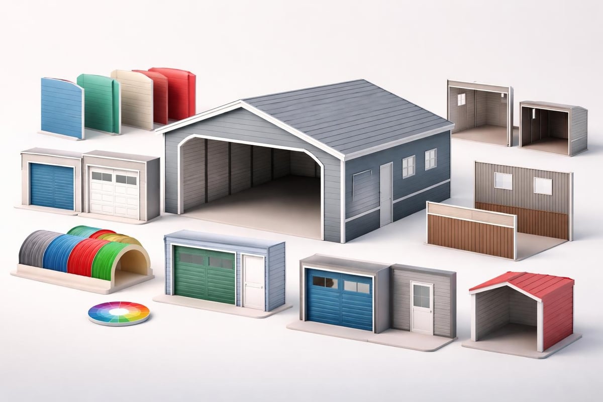 Customization options metal carports