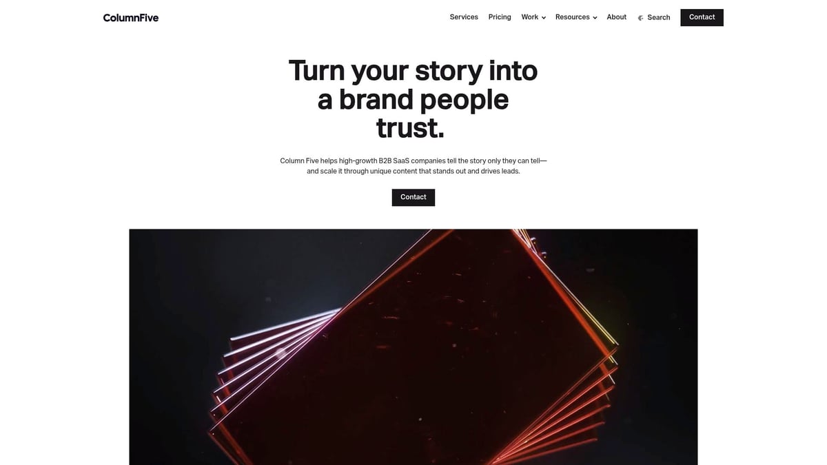 12 Leading Content Marketing Agencies to Watch in 2026 6 12 Leading Content Marketing Agencies to Watch in 2026 - Column Five