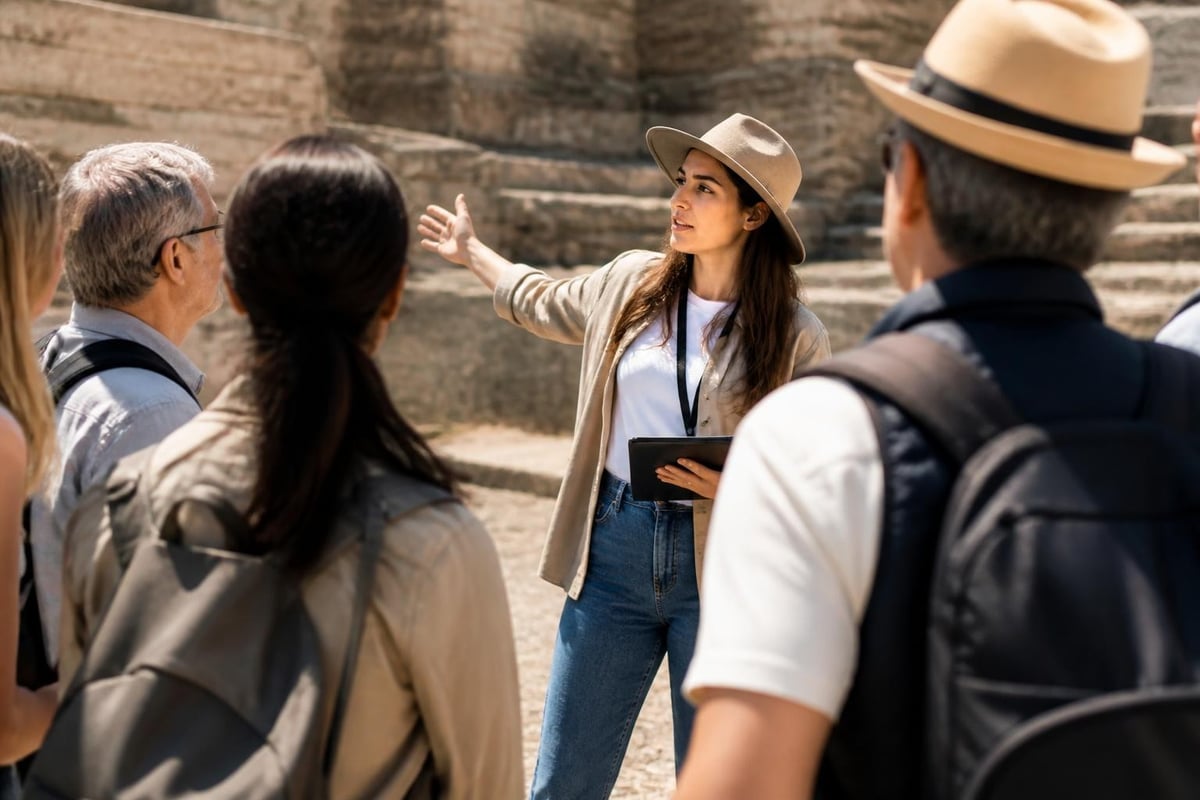Professional tourist guide certification process