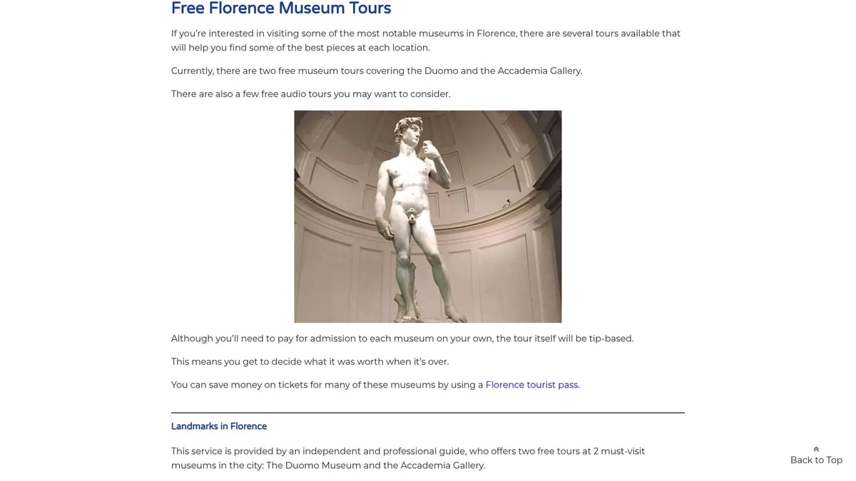 7 Best Free Walking Tours Florence for 2026 Explorers - Landmarks in Florence – Free Museum Tours