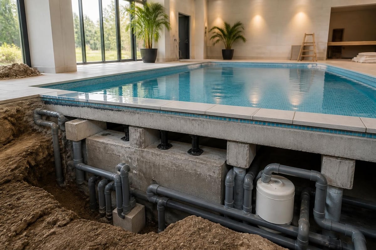 Indoor pool structural engineering