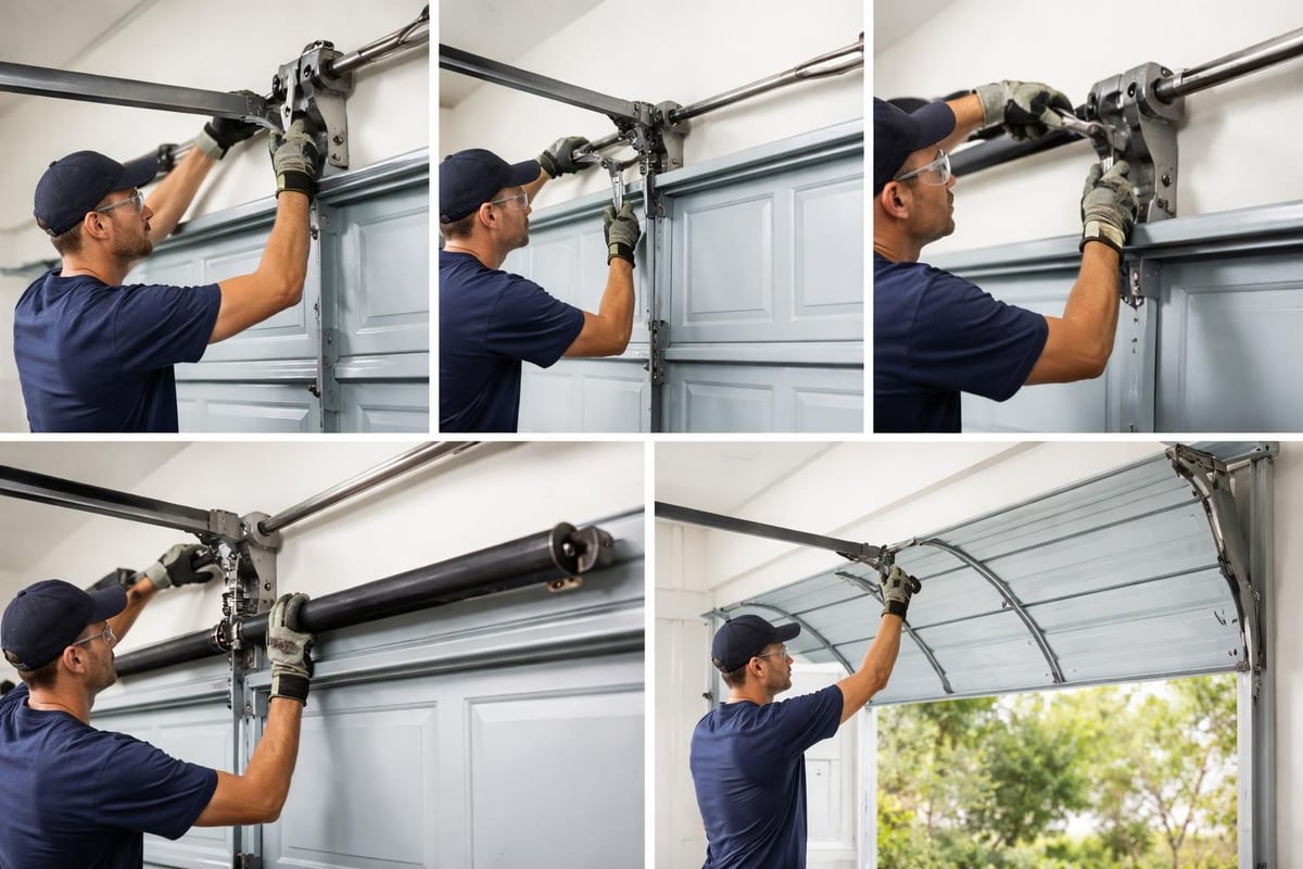 Spring replacement process steps