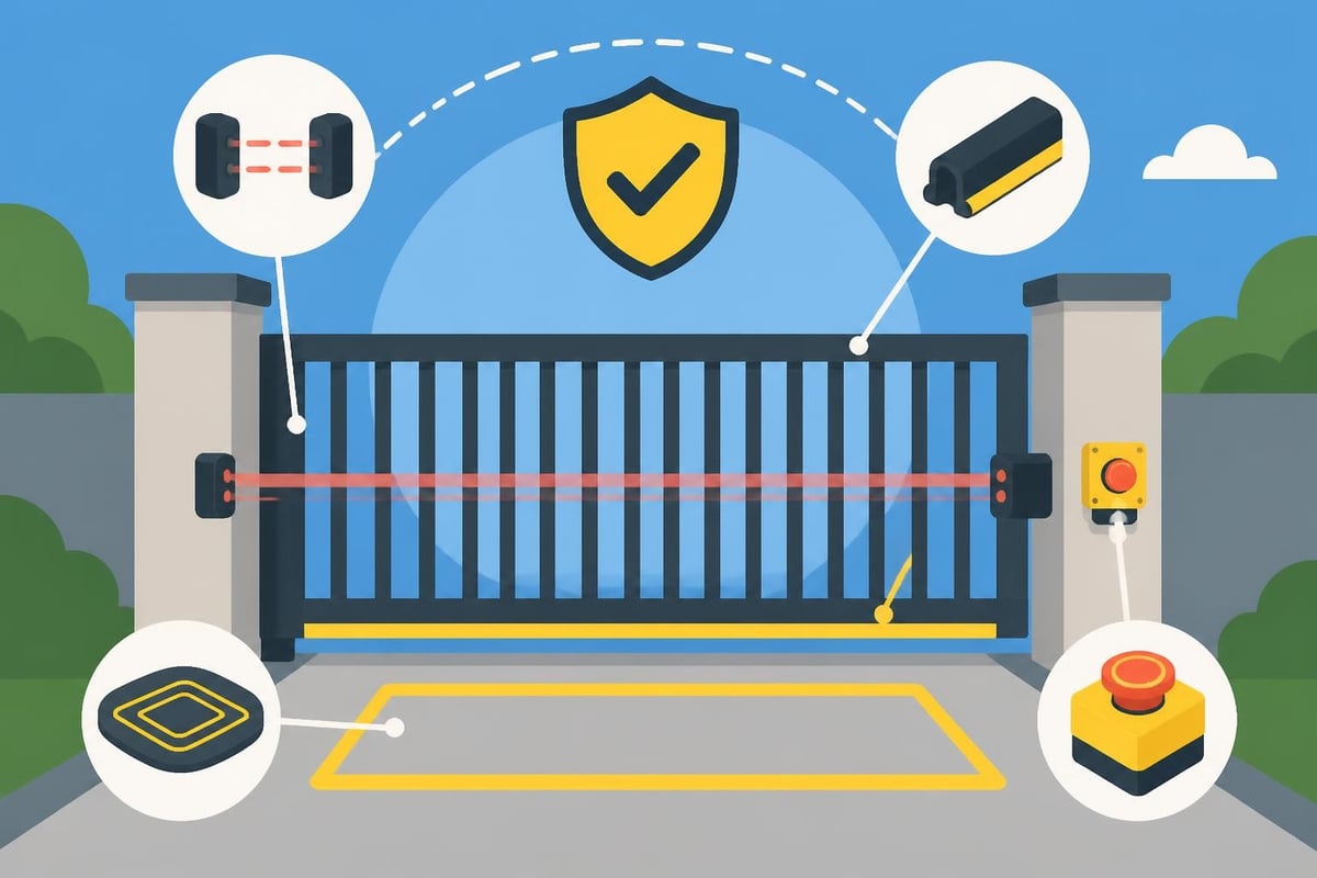 Commercial Automatic Gates: Complete 2026 Guide 2 Gate Safety Systems