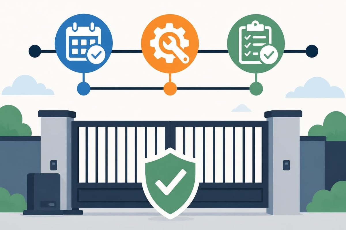 Commercial Automatic Gates: Complete 2026 Guide 3 Gate Maintenance Schedule