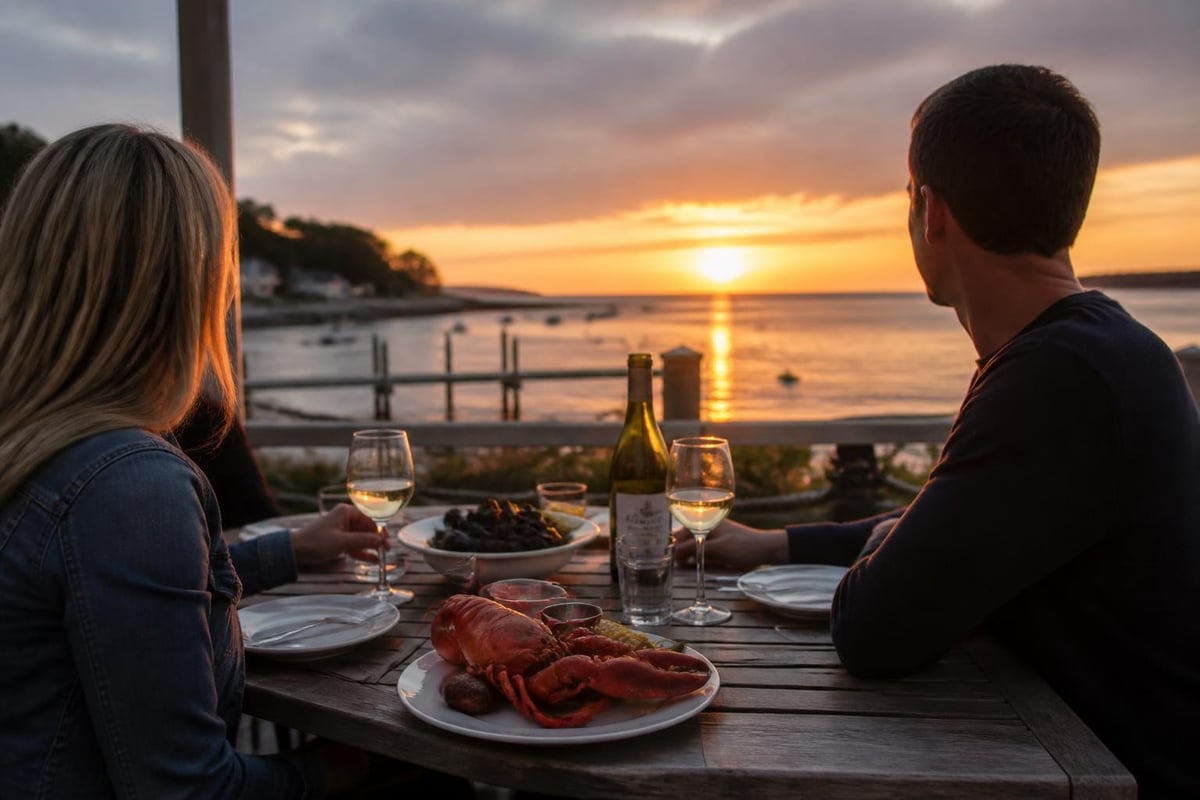 Maine coastal dining experience