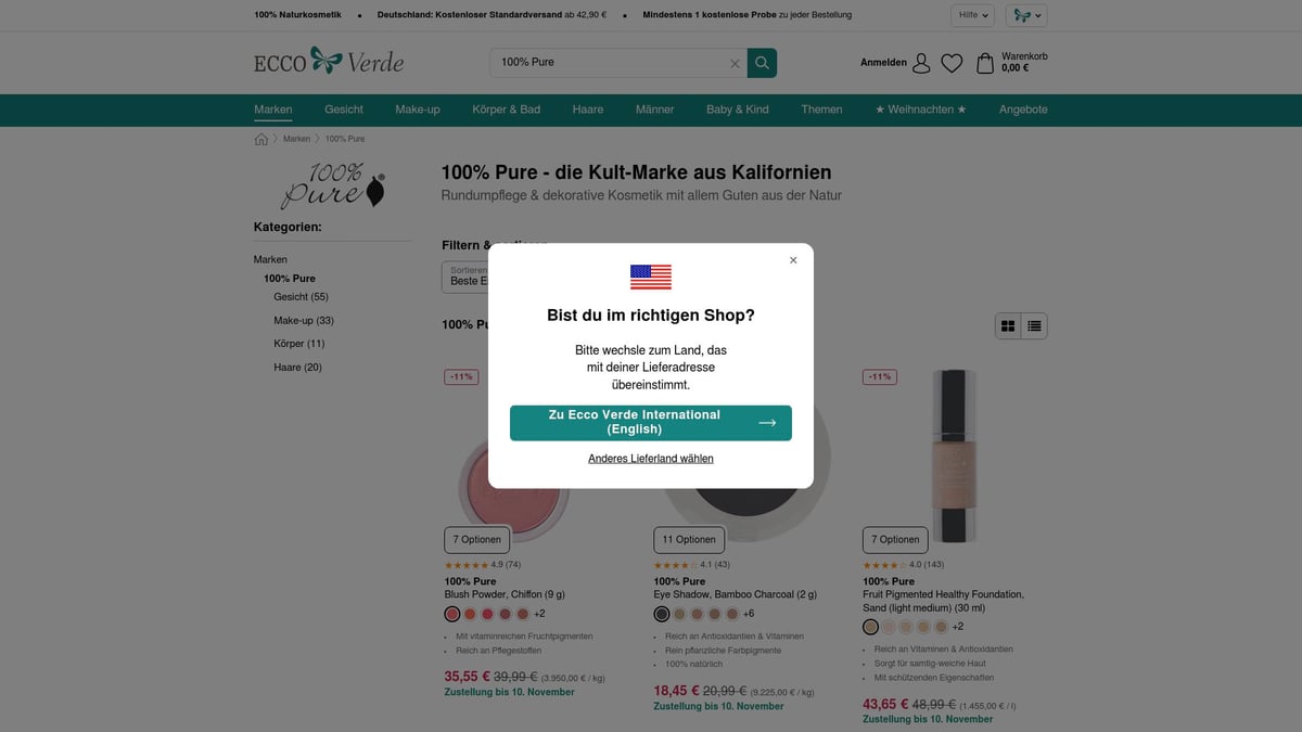 Naturkosmetik Beste: 9 Top-Marken 2025 im Vergleich - 100% Pure