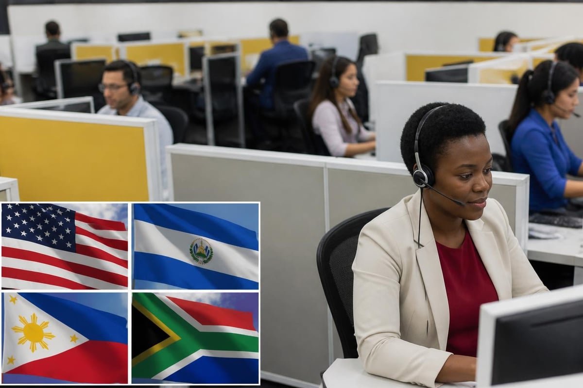 Global call center locations