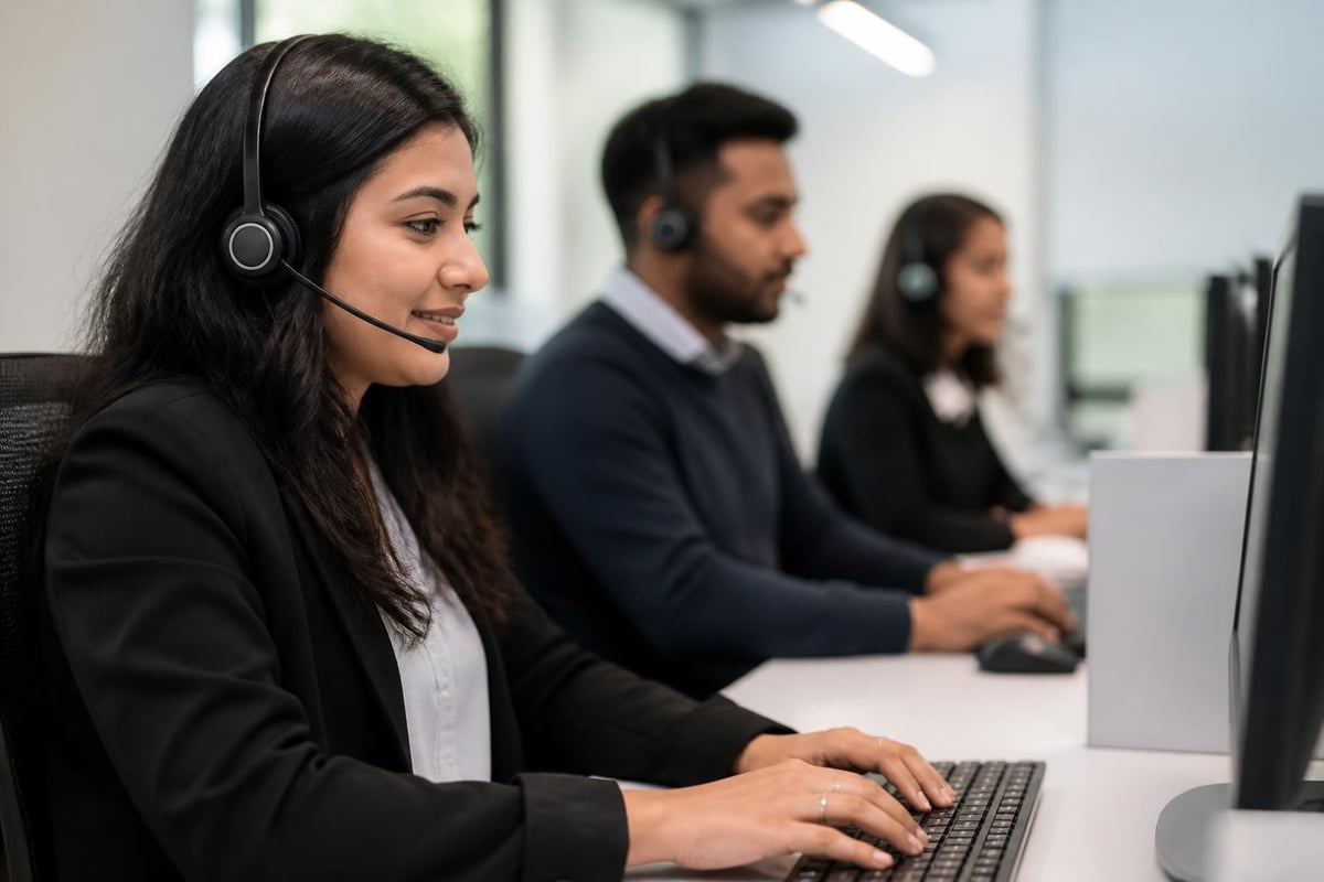 Call center service types