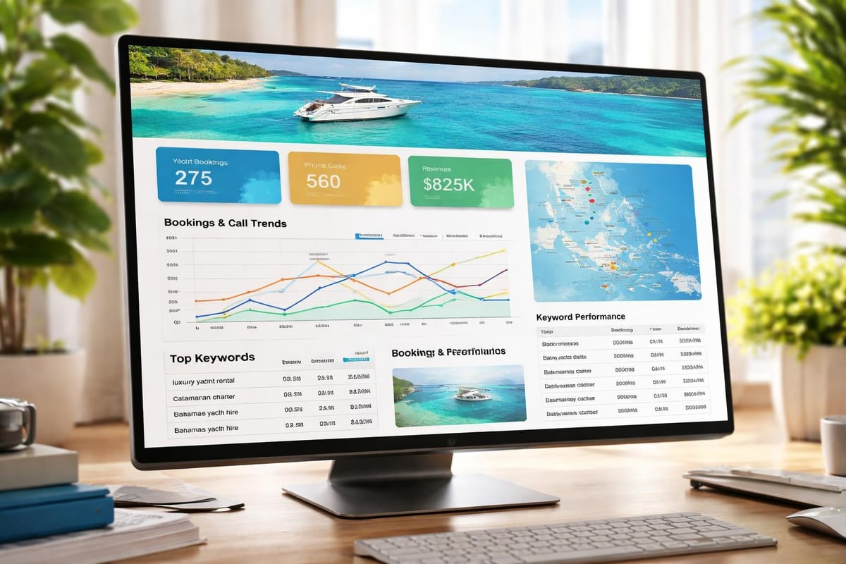 Marine SEO performance metrics
