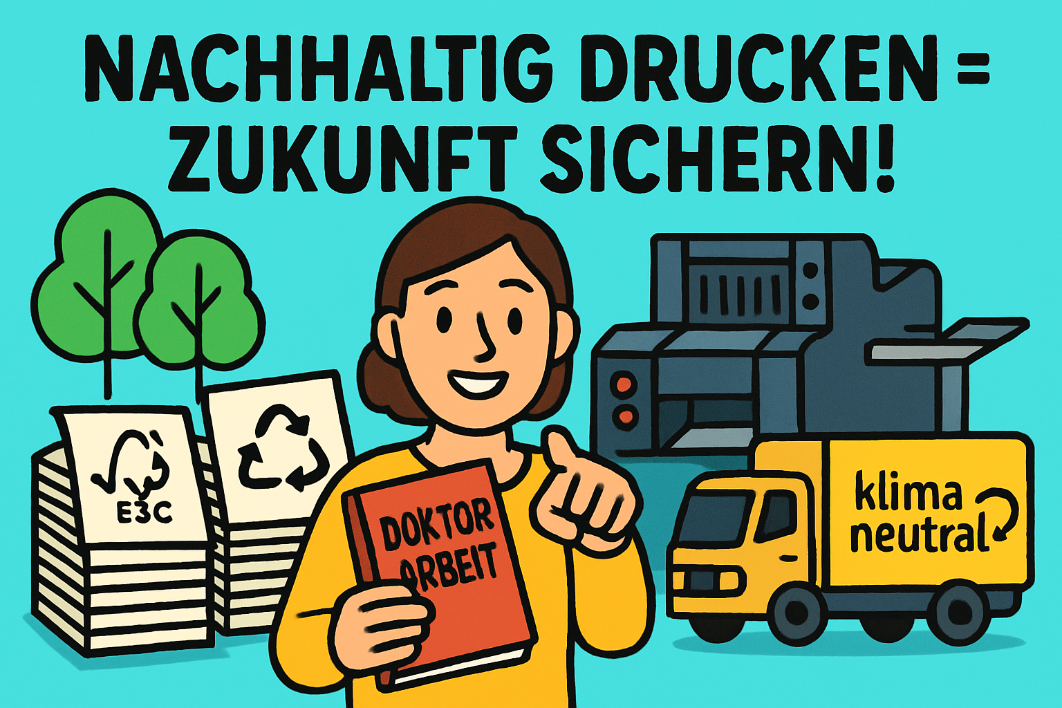 Nachhaltigkeit und Umweltbewusste Drucklösungen