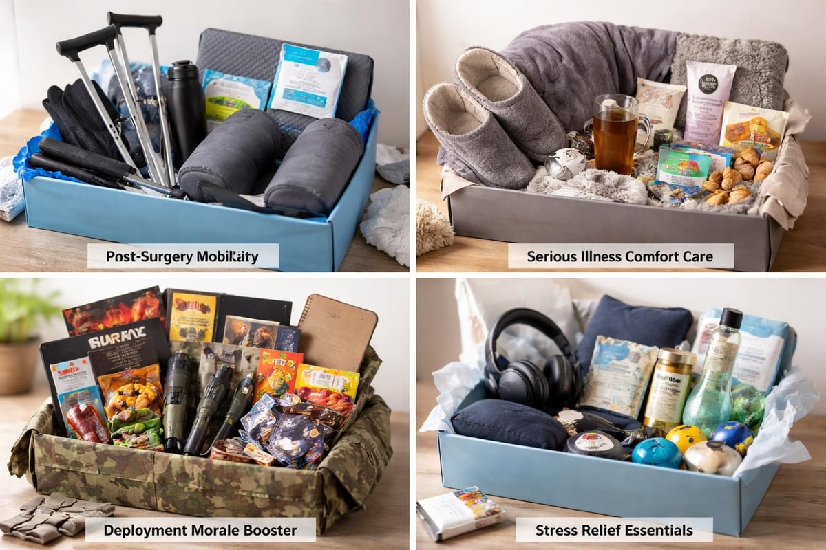 Specialized care package components