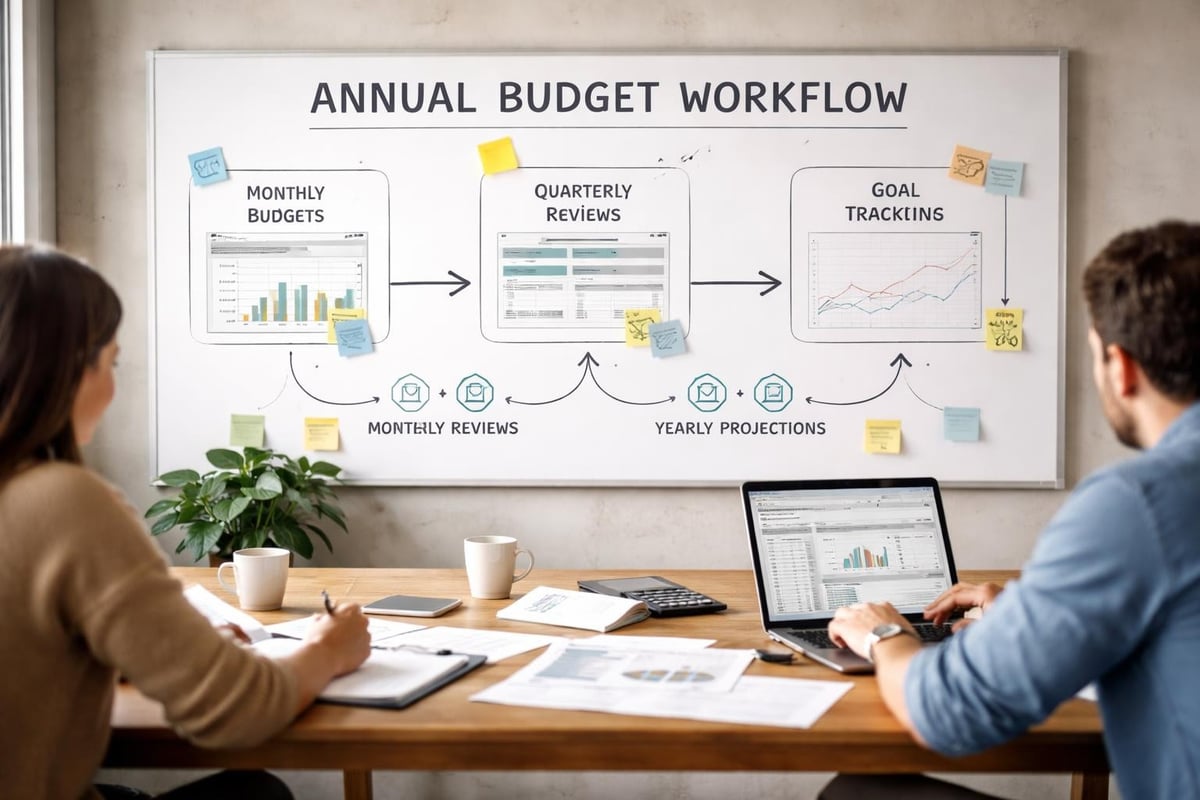 Personal budget Excel dashboard
