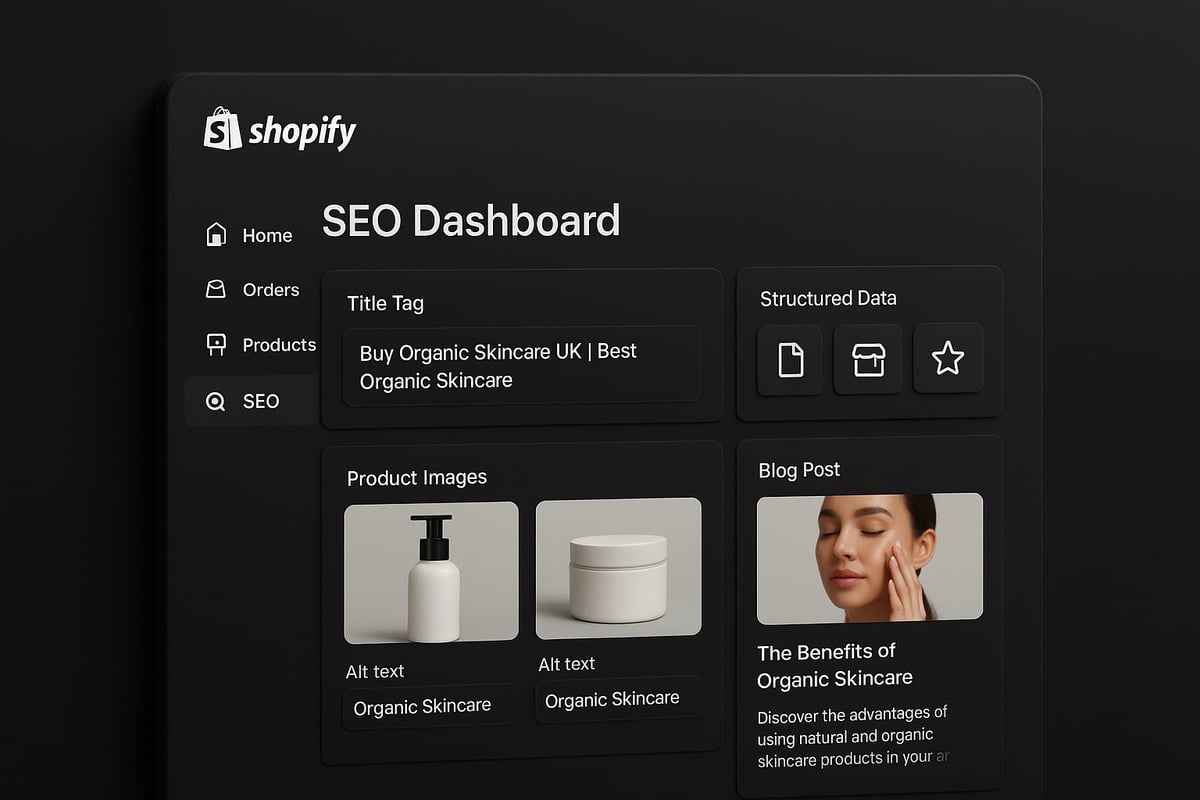 On-Page Optimisation for Shopify Stores