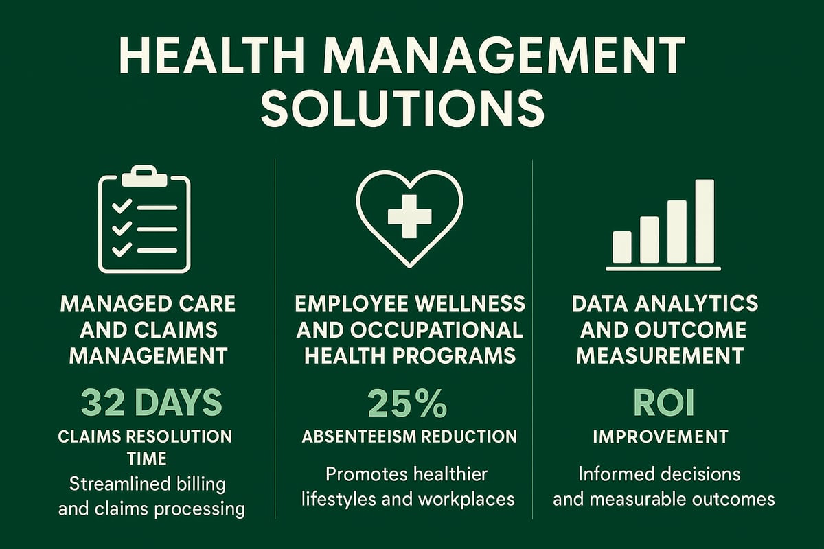 Core Types of Health Management Solutions for Healthcare Organizations