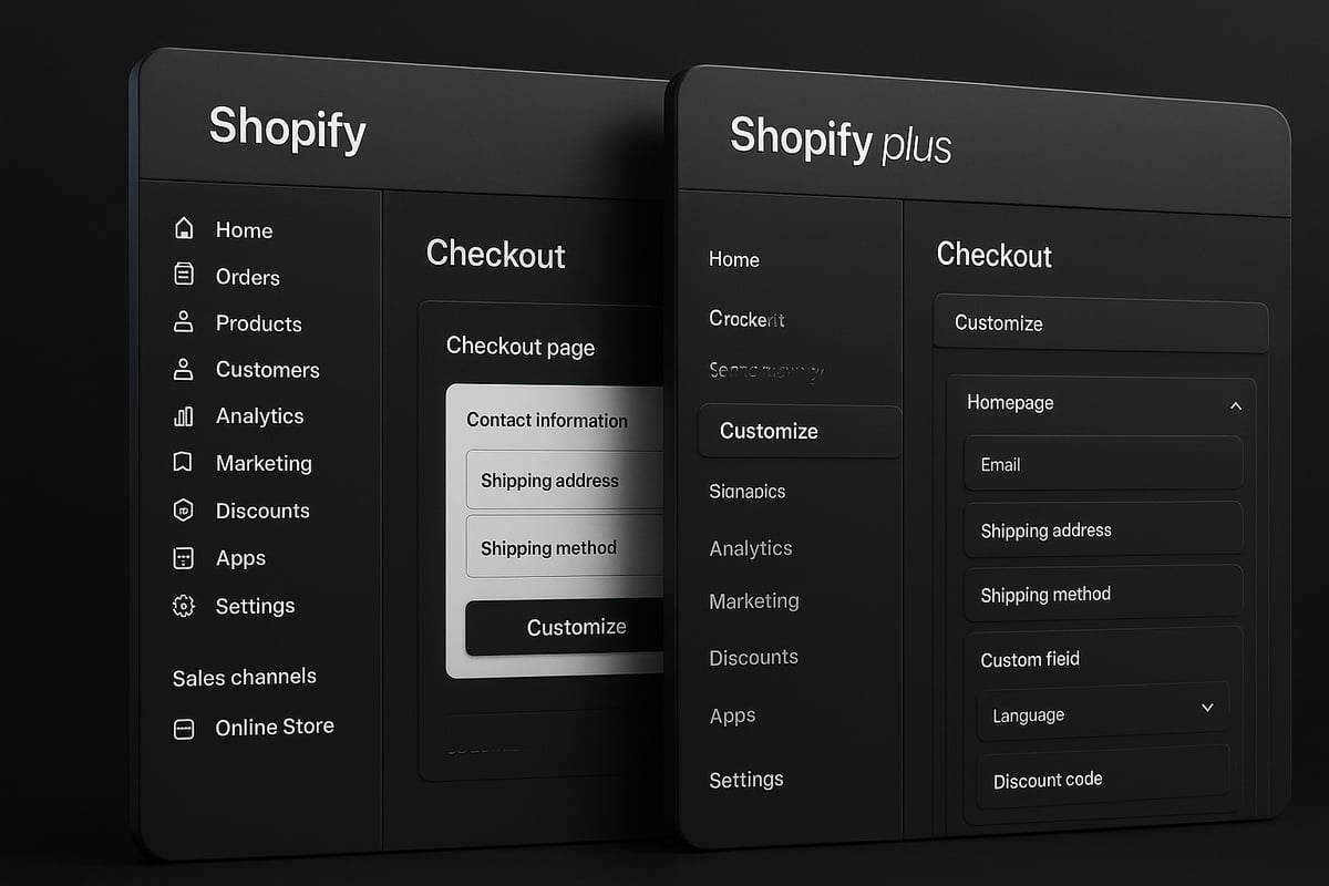 Customisation & Checkout Experience