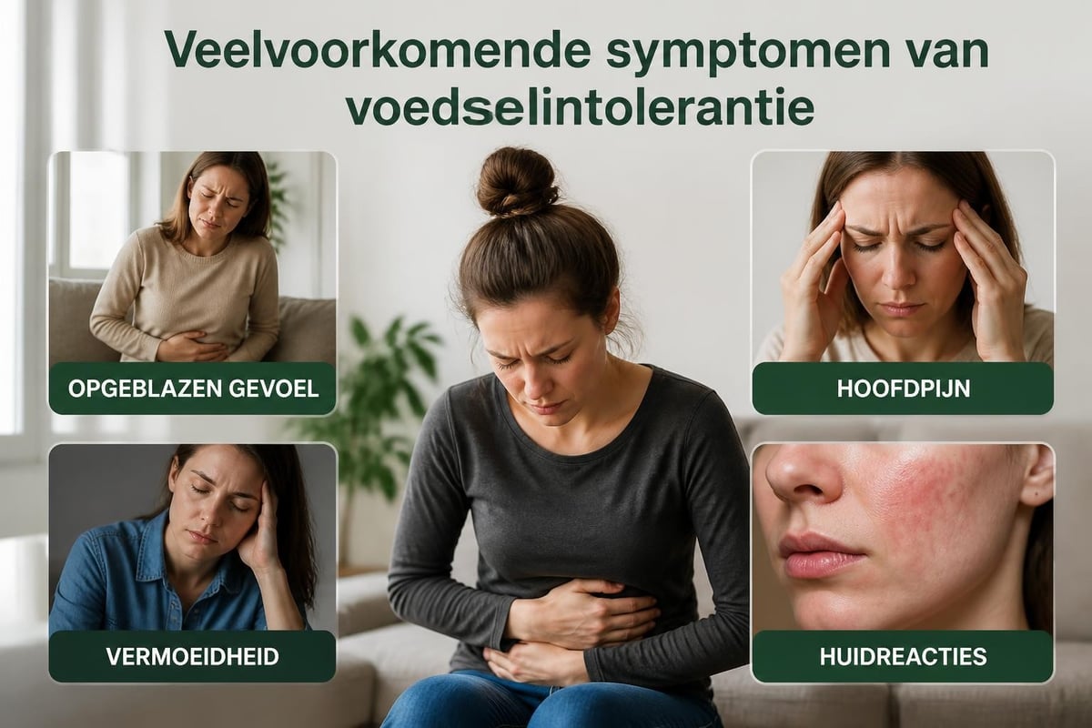 Symptomen voedselintolerantie diagram