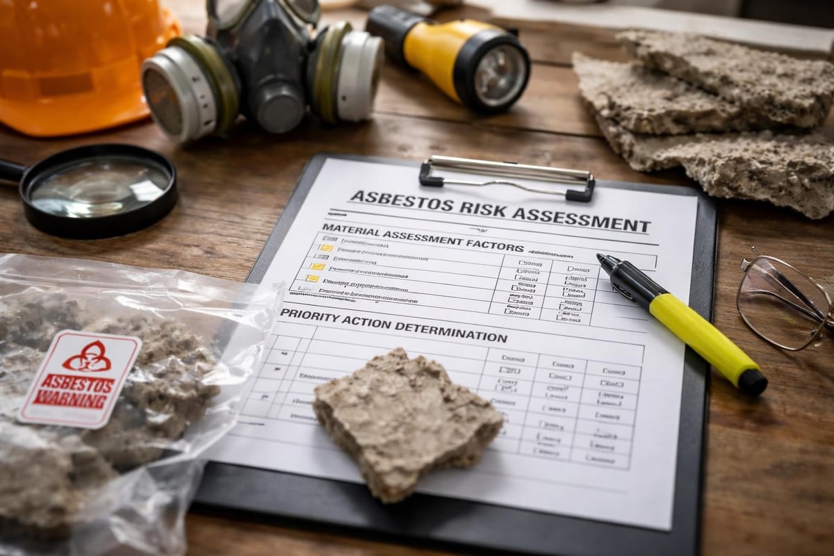 Asbestos risk assessment process