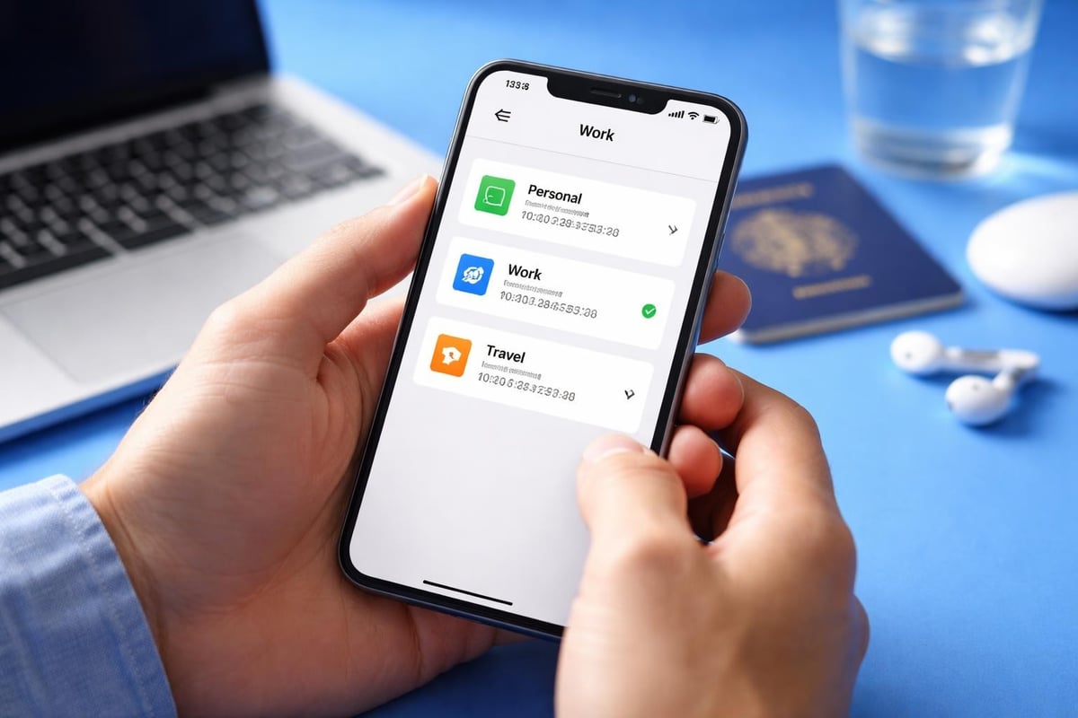 ESIM dual number management
