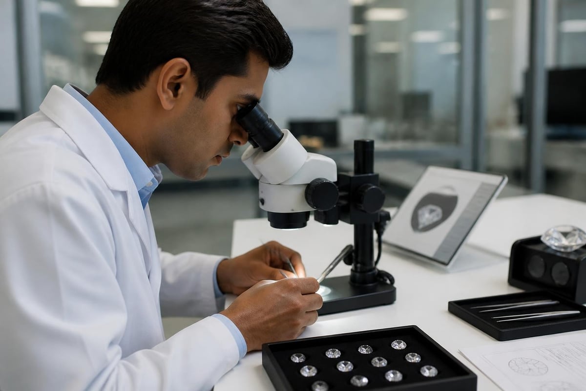 Diamond authentication process