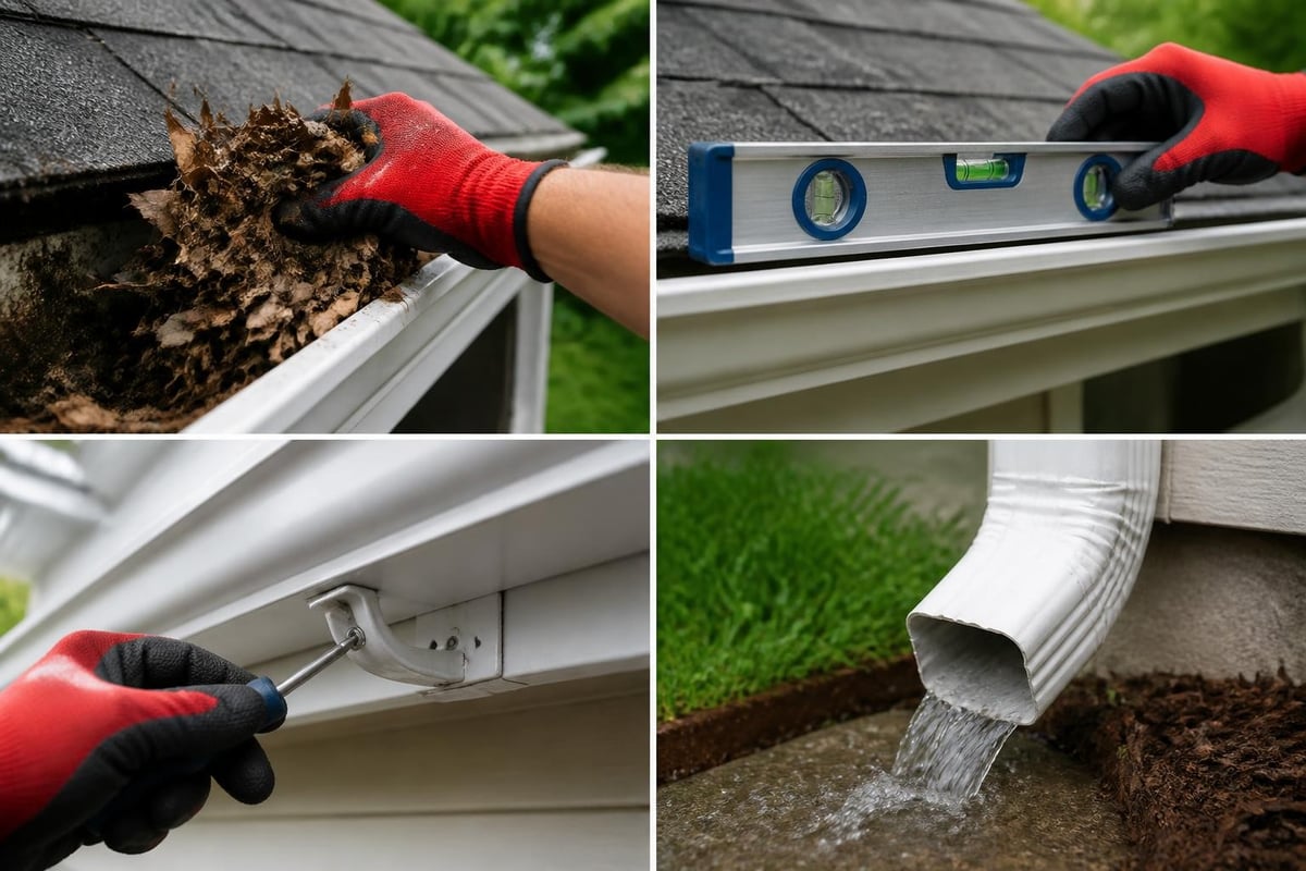 Gutter maintenance process