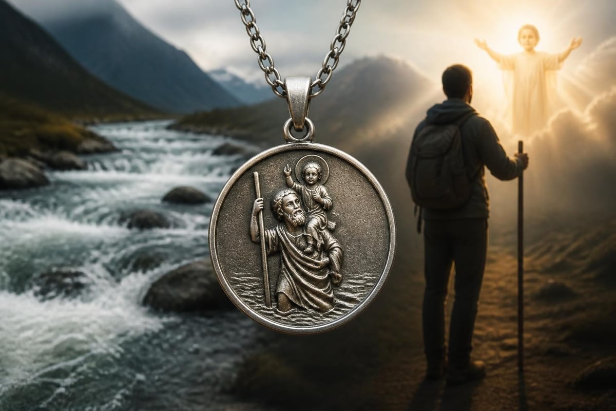 Saint Christopher medal symbolism