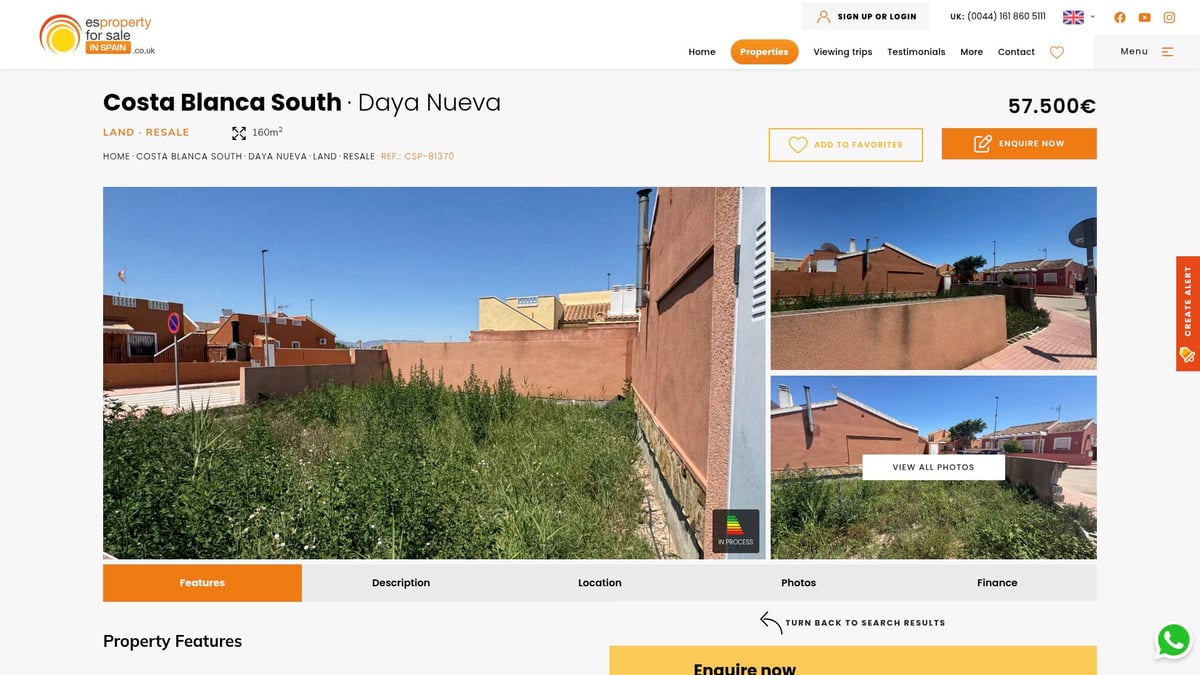 7 Best Property For Sale Costa Blanca South in 2026 - Land – Daya Nueva (ES Property For Sale in Spain)