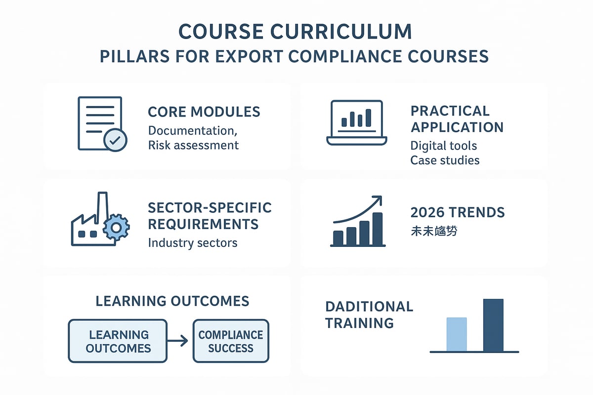Essential Curriculum Topics in Export Compliance Training