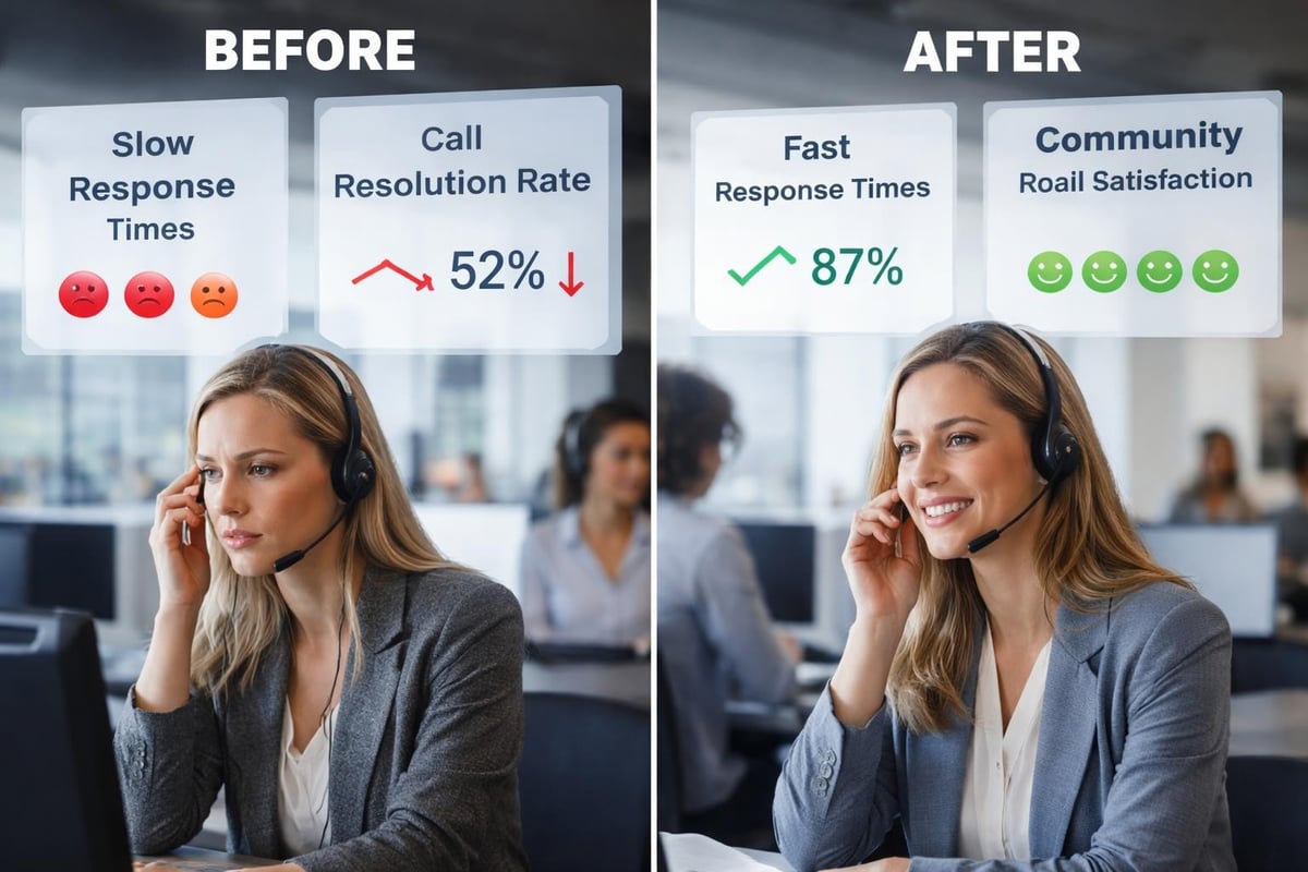 Emergency response improvement metrics