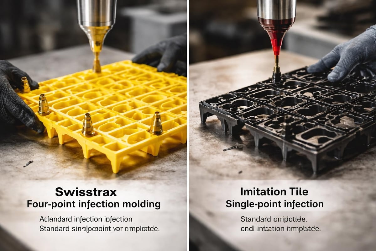 Swisstrax four-point injection molding process