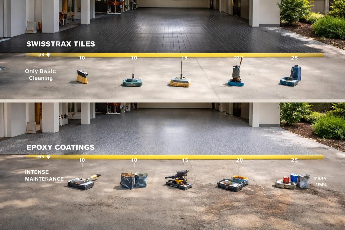 Tile maintenance comparison