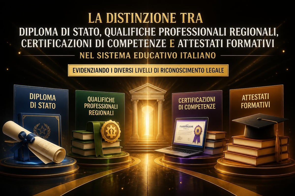 Tipologie certificazioni formative