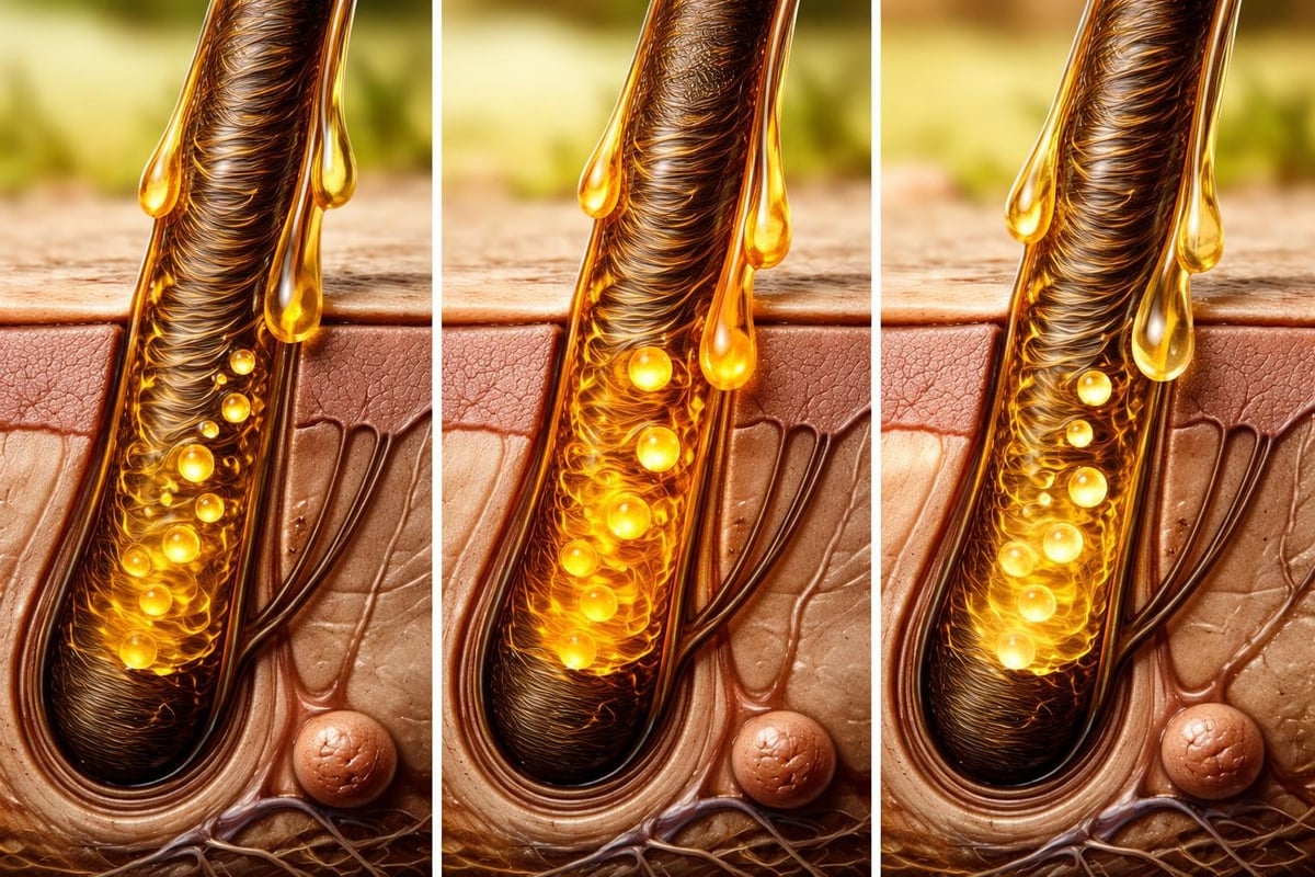 Carrier oil molecular structure