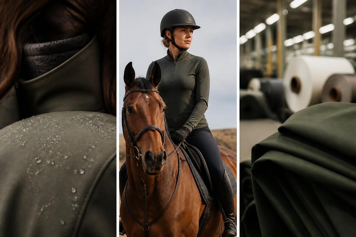 Sustainable equestrian clothing