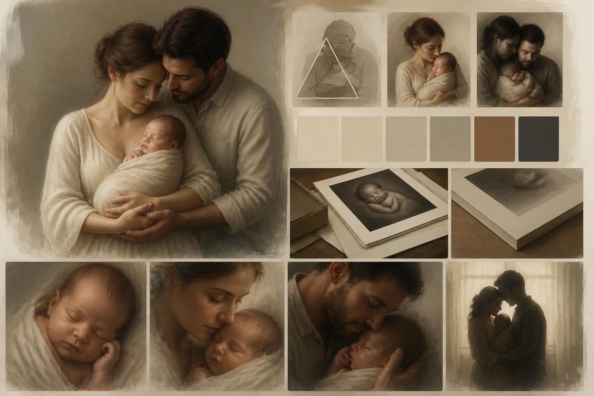 Heirloom quality newborn photography