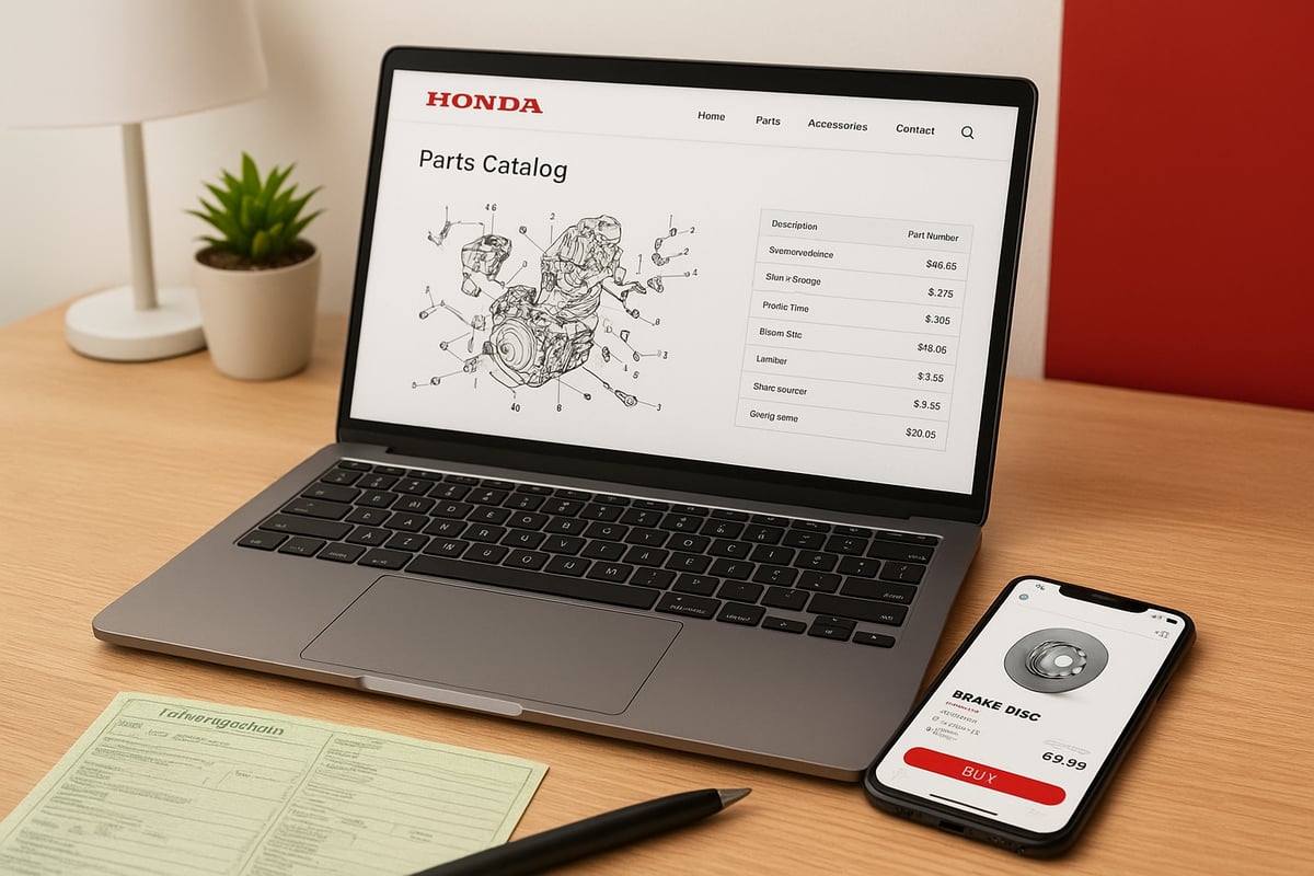 Schritt-für-Schritt: So finden und bestellen Sie Honda Teile online