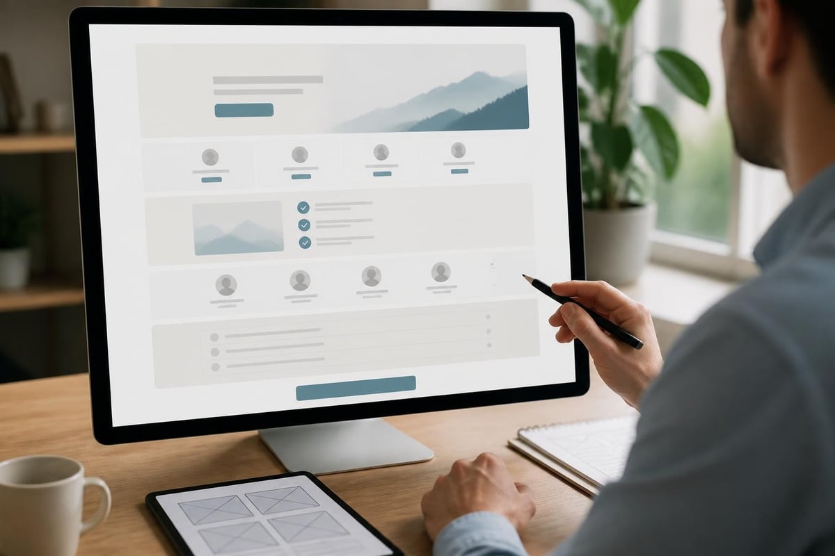 Landingpage-Struktur