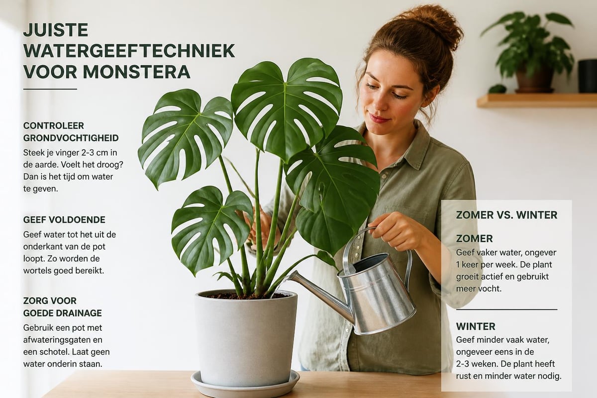 Watergeven methode