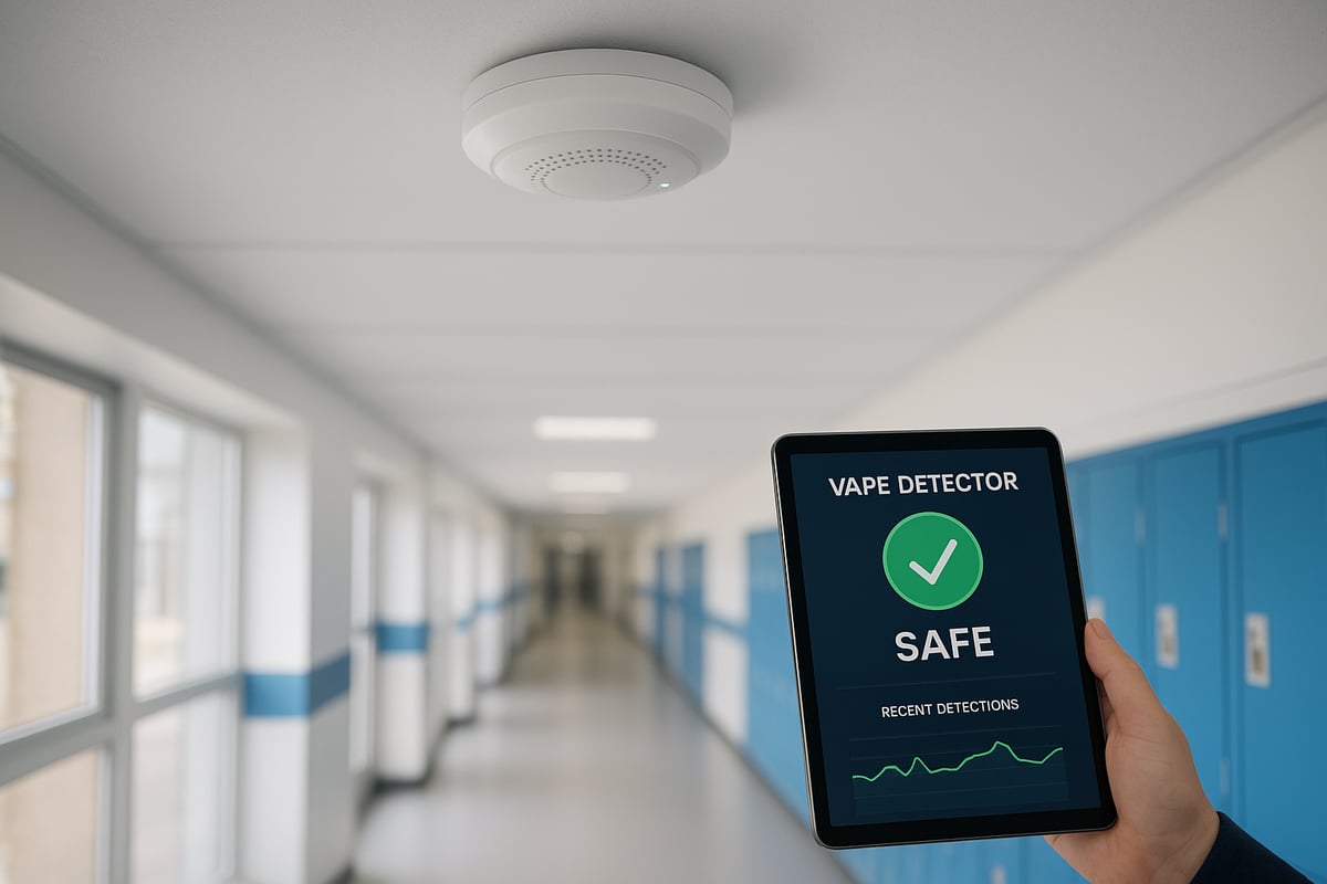 How Vape Detectors Work: Technology and Capabilities