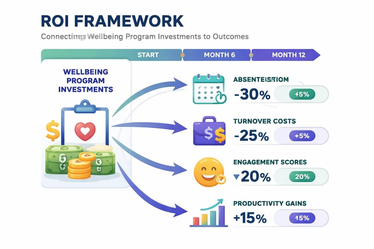 Wellbeing program business case metrics