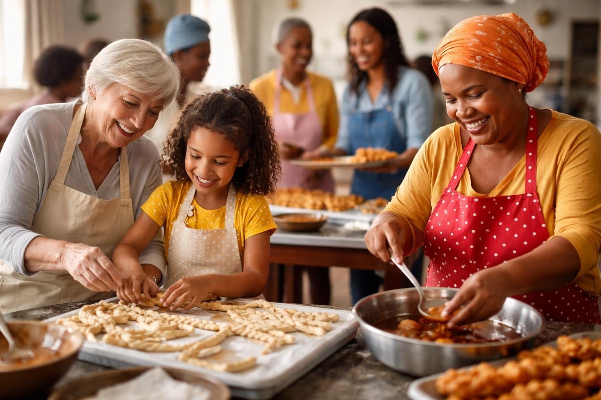 Koeksister community traditions