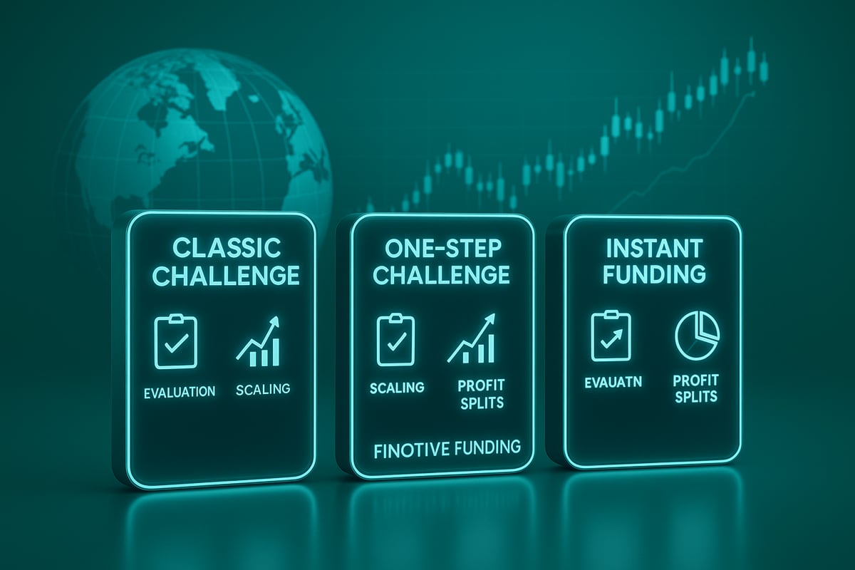 Finotive Funding Account Types & Evaluation Process